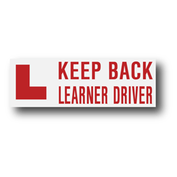 Keep Back Learner Driver 300mm